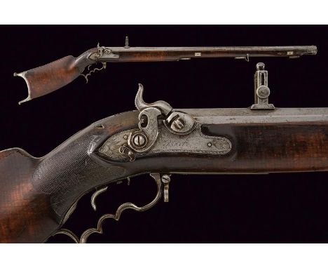 dating: Mid 19th Century provenance: Swiss, Octagonal, rifled, 15 mm cal. barrel, signed at the base 'R. Hotz a Wädensweil', 