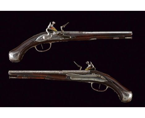dating: last quarter of the 18th Century provenance: Brescia, Smooth, two-stage, 12 mm cal. barrels, first octagonal with lon