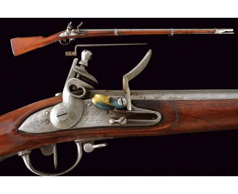 dating: first quarter of the 19th Century provenance: France, Round, smooth-bore, 18 mm cal. barrel, with clutch for a bayone