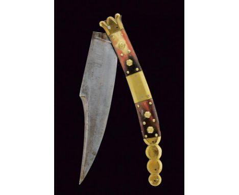 dating: first quarter of the 20th Century provenance: Spain, Long and wide blade with hollow tip and Saragozza manufacturer's