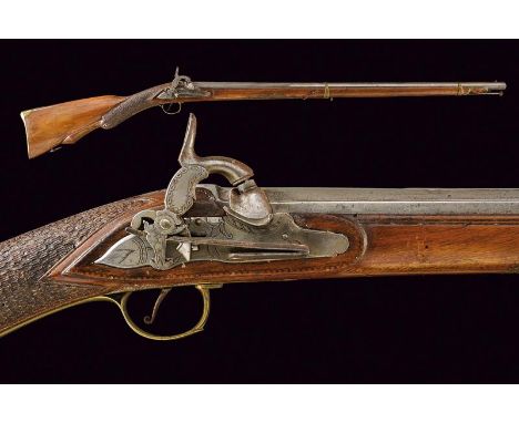 dating: Mid 19th Century provenance: Southern Italy, Round, smooth-bore, 20 mm cal. barrel, decorated with a long rib, shaped