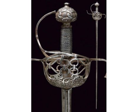 dating: first quarter of the 17th Century provenance: Northern Europe, Straight, double-edged blade, ribbed in the center at 