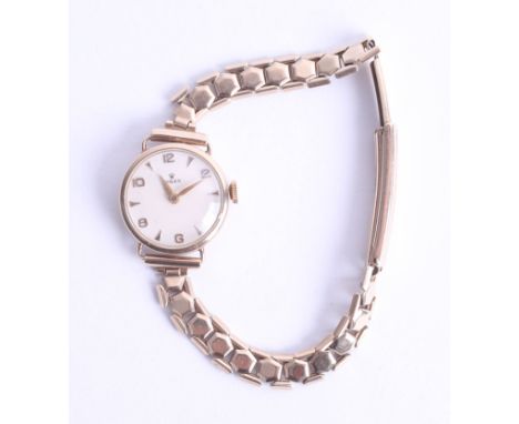 Rolex, a ladies vintage bracelet watch, circa 1940, manual wind, approx 16g.