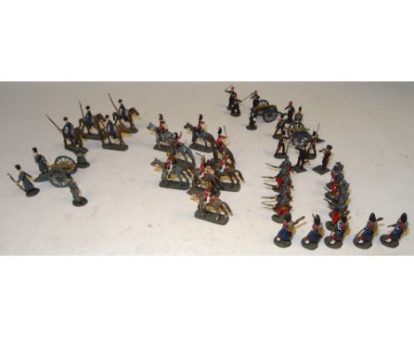 Wargaming figures, 20-25mm, Colonial Wars and a few Indian Army, Infantry, Cavalry, Artillery Mules and Wagons, with Crimean 