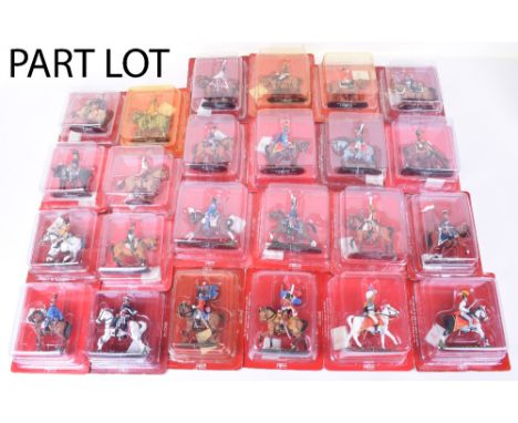 Del Prado Cavalry of the Napoleonic Wars Series near complete in original blister packs, with one hundred and seventeen accom