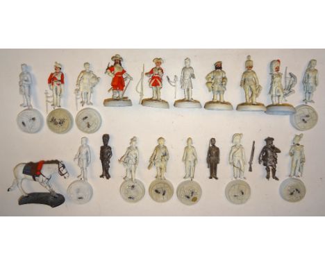 Models, unpainted, twenty 70 to 77mm scale including English Civil War and Highlanders (Condition Very Good, a few parts miss