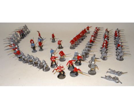 Stadden Colonial period 30mm scale troops in action (Condition Very Good, unpainted or unfinished) (83)We are not able to off