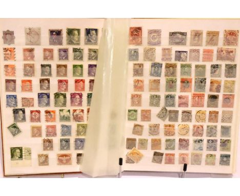 Album of Victorian and other stamps. P&amp;P Group 1 (£14+VAT for the first lot and £1+VAT for subsequent lots) 