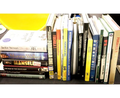 Collection of Grand Prix related hardback books. P&amp;P Group 3 (£25+VAT for the first lot and £5+VAT for subsequent lots) 