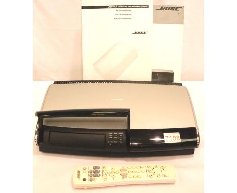 Bose AV28 media center DVD player with remote and manual. P&amp;P Group 3 (£25+VAT for the first lot and £5+VAT for subsequen