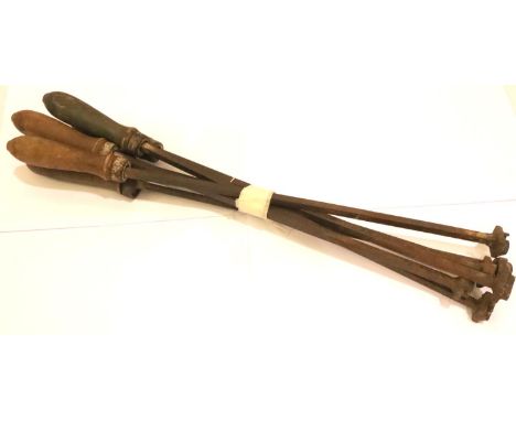 WWI German crate burning irons. P&amp;P Group 1 (£14+VAT for the first lot and £1+VAT for subsequent lots) 