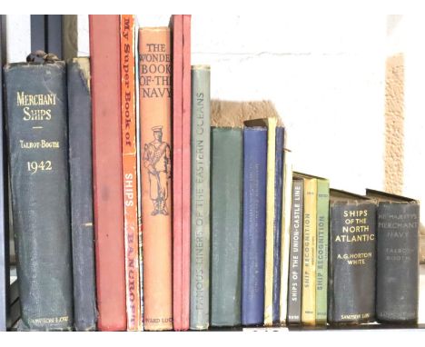 Collection of shipping books to include two Talbot Booth Merchant Navy reference books 1942. P&amp;P Group 3 (£25+VAT for the