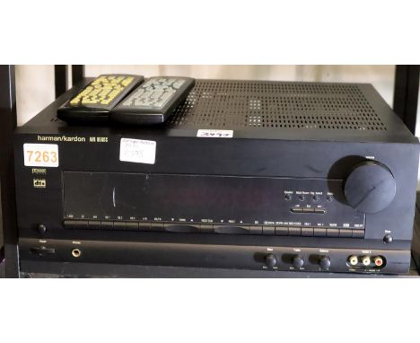 Harman Kardon AVR 65 RDS digital amplifier with two remote controls. Not available for in-house P&amp;P, contact Paul O'Hea a