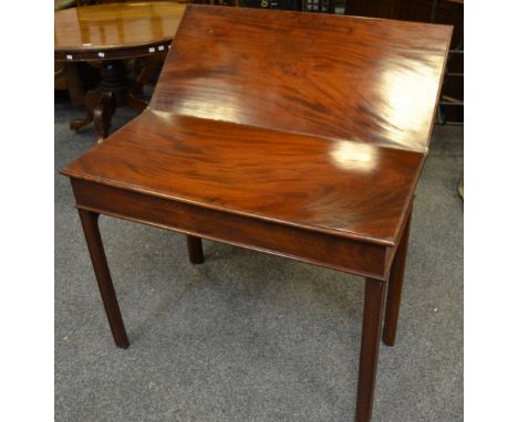 A 19th Century mahogany foldable sofa table