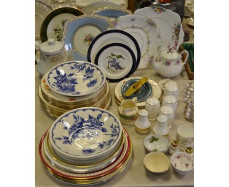 Ceramics - Spode, Foley, Vera Wang for Wedgewood; Coalport; Meakin; etc