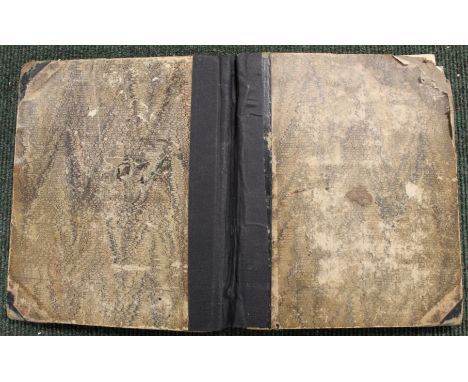 FREEMAN GEORGE JAMES.&nbsp;&nbsp;Unpublished travel book manuscript, 1836, with British topographical drawings.&nbsp;Freeman 