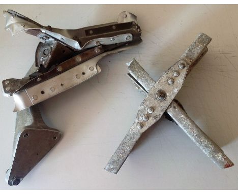 Dambuster Guy Gibson piece of undercarriage door hinge from Gibsons mosquito bomber wreckage. Wing Commander Guy Penrose Gibs