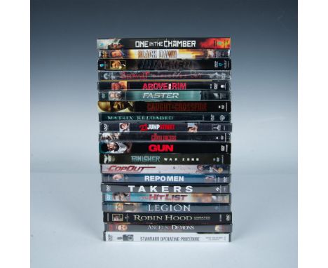 Classic and modern films focusing on good guys defeating the bad guys. All are Region 1 compatible with mostly R ratings. Sta