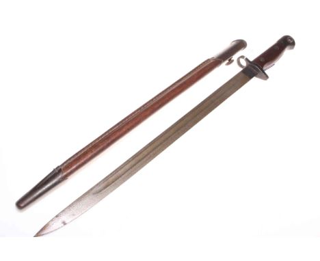 WWII bayonet and scabbard.