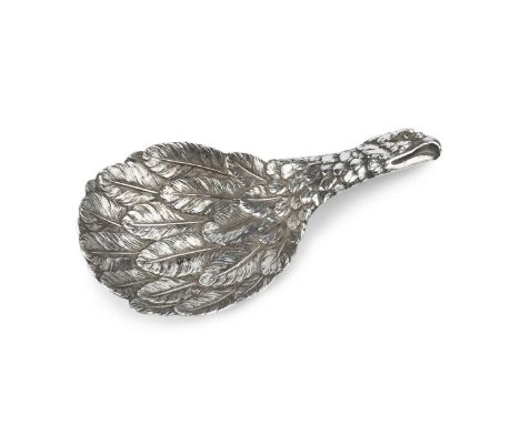 A George III silver eagle's wing caddy spoon, by Joseph Willmore, Birmingham 1814, 7.7cm longIn good condition, marks are cle