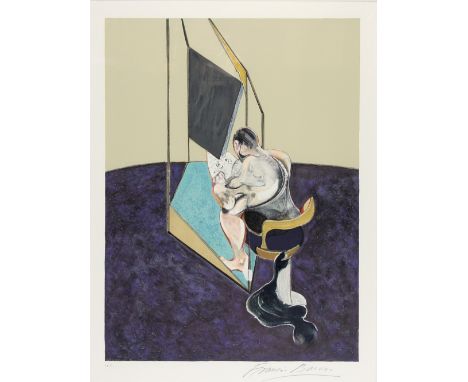 § Francis Bacon (British/Irish 1909-1992). Centre panel from 'Three Studies Of The Male Back'. Lithograph in colours. 1987. O