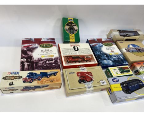 A selection of modern boxed Corgi and Oxford diecast model sets, to include a Jaguar 1953 RAC Rally Set, The Brewery Collecti
