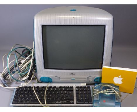 APPLE iMac DESKTOP COMPUTER WITH KEYBOARD &amp; ROLLER BALL