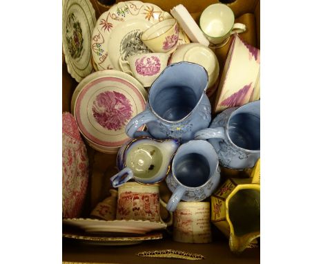 WILEMAN TEAWARE, early commemorative items and other mixed china