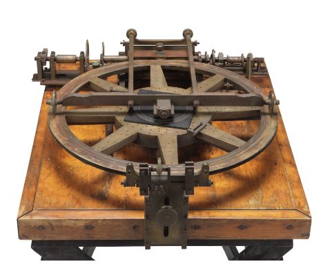 A rare Jesse Ramsden-type Dividing Engine, English, dated 1830,signed Made by William Rothwell Bacup Lancashire Anno 1830,  t