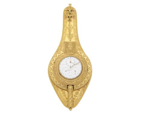 A rare Ralph Gout gilt brass horse-rider's pedometer watch, English, circa 1800,inscribed Bo the Kings letters, Ralph Gout, L