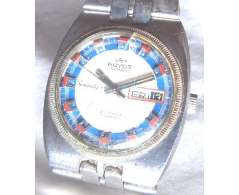 Gents vintage automatic leadership day-date watch. 