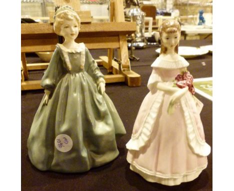 Royal Worcester grandmother and modesty figures