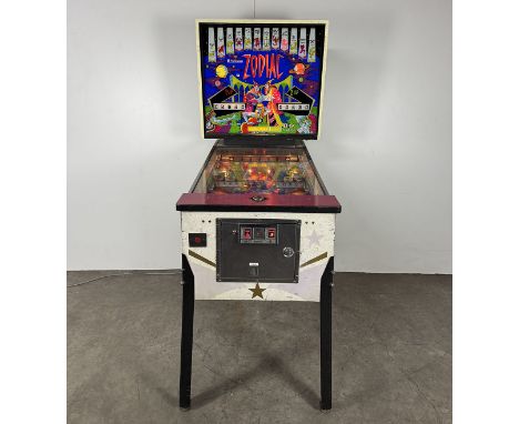 1971 Williams Zodiac pinball machine. The playfield and the backglass are in a very good condition, the case shows a little w