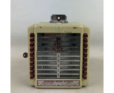 Seeburg 3W2-L56 wallbox 1946-1948. For use with Seeburg jukebox models: 146M, 146W, 147M, 147W, 148M, 148W. Good visual condi