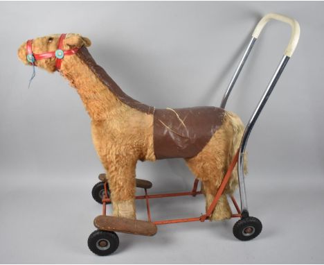 A Vintage Ride On Horse Toy by Lines Bros, C.1950s