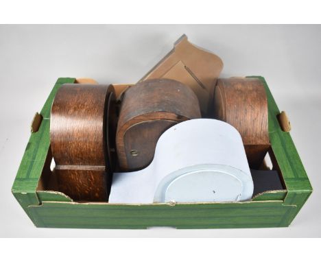 A Collection of Various Vintage Mantel Clock Cases