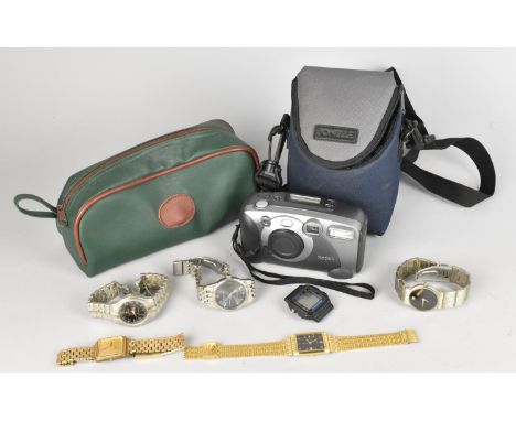 A Kodak Camera, Collection of Six Wrist Watches Etc