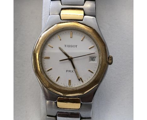 GENTLEMANS TISSOT PRX DATE WRIST WATCH