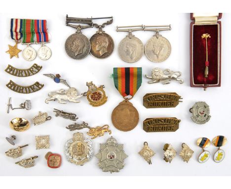 Pair: GSM 1918, 1 clasp Iraq (334591 AC 2 F T Marsh RAF), RAF LS & GC, Geo VI 1937-48 type (W/O F T Marsh (334591) RAF) VF an