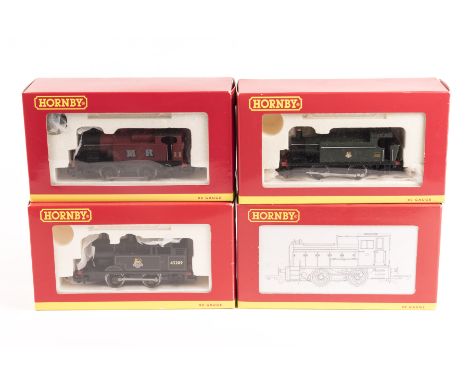 4 Hornby Railways tank locomotives. Midland 0-4-0T 'Hornby Collector Club 2011', R.3069. B.R. 0-4-0 diesel shunter class 06 D