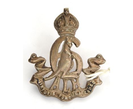 An OR’s WM hat badge of the 6th Australian Light Horse. GC Plate 5    Part III of the Collection of the late Eric Illingworth
