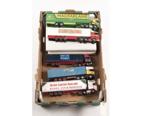 5 Corgi Code 3 Modern Trucks and Classic Trucks. Seddon Atkinson Ti 3 axle tractor unit with curtainside trailer 'Inter-City 