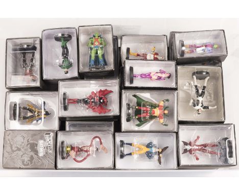 40x DC Comic figurines by Eaglemoss. Characters include; Plastic Man. Carol Ferris. Mr. Miracle. Martian Manhunter. Mera. Kyl