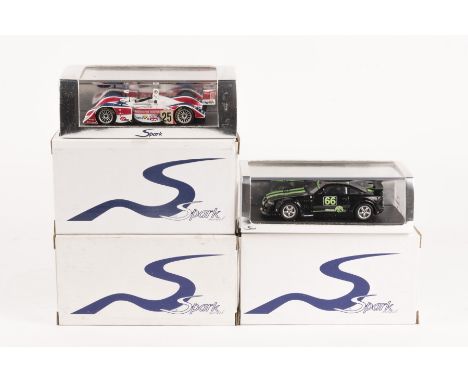 5x 1:43 scale MG competition cars by Spark. MG Lola EX257-AER, RN25, R. Mallock LM 2004. MG X Power SV, RN66, 2005. Durango M