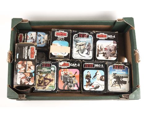 9 Star Wars items. Empire Strikes Back items; A Palitoy INT-4 Interceptor. A Palitoy MTV-7 Multi-Terrain Vehicle. A Kenner Ho