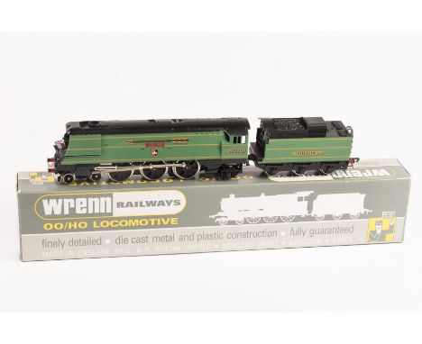 A Wrenn Southern Railway West Country Class 4-6-2 tender locomotive (W2276/5P). Exeter, 'Golden Arrow' in lined Malachite Gre