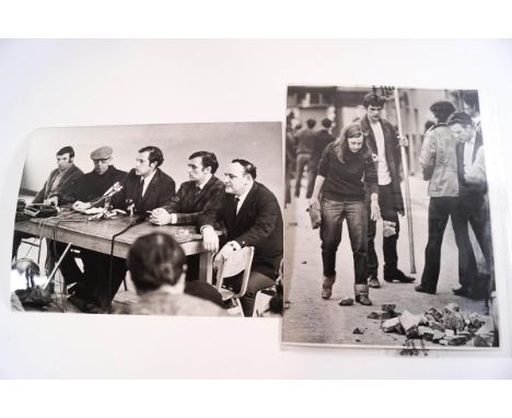 Press stills - Irish conflict (58) - late 1960's - mid 1970's including IRA, Bernadette Devlin, Belfast, Street violence, bom