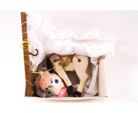 A 1960's Pelham puppet Little White Bull, with original box