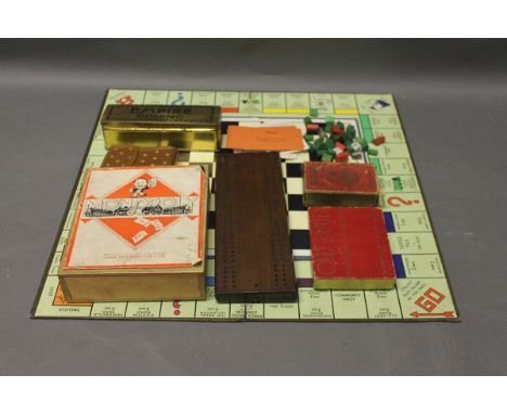 A collection of games including Monopoly, card games etc 