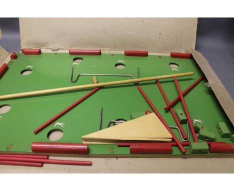 A vintage Mini-Cricket indoor game (Patent No. 27770)